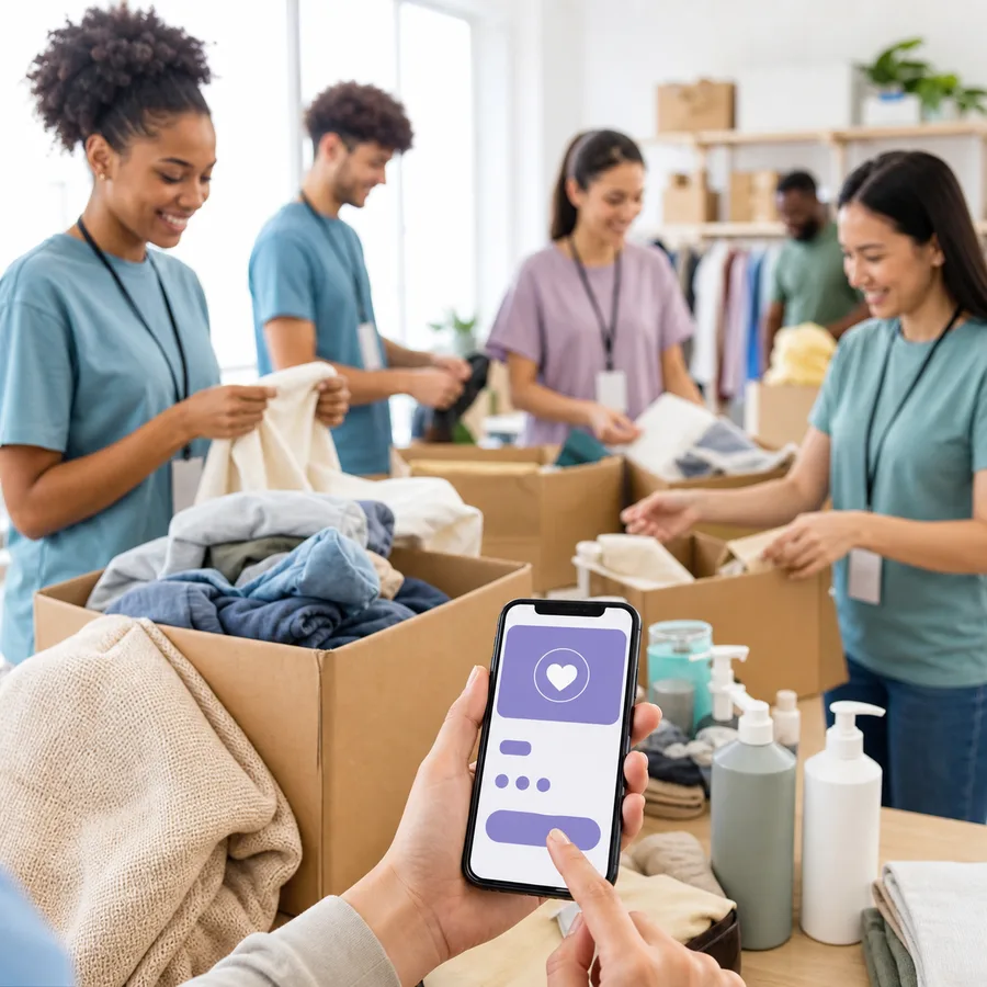 Harbor Hope Pantry example social media post